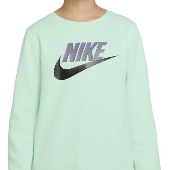 Nike Sportswear Big Kids' Boy's Pullover Club Fleece Crew Sweatshirt - Picture 2 of 6